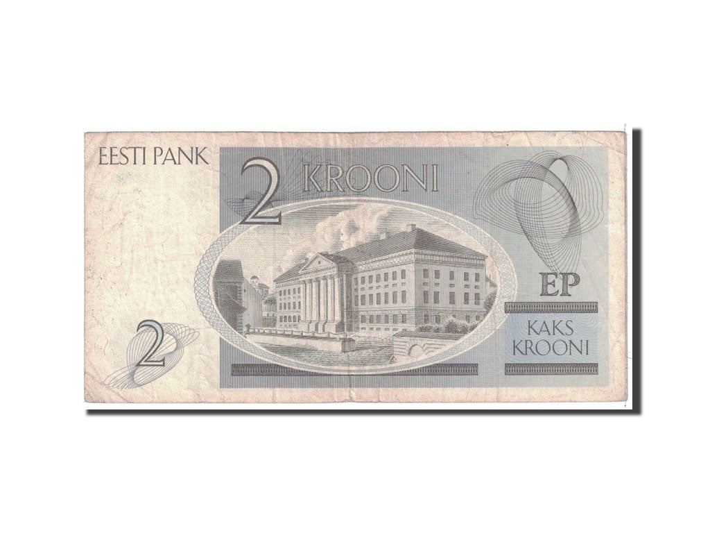 Billet, Estonia, 2 Krooni, 1992, Undated, KM:70a, TB+
