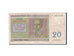 Billete, 20 Francs, 1956, Bélgica, KM:132b, 1956-04-03, RC+