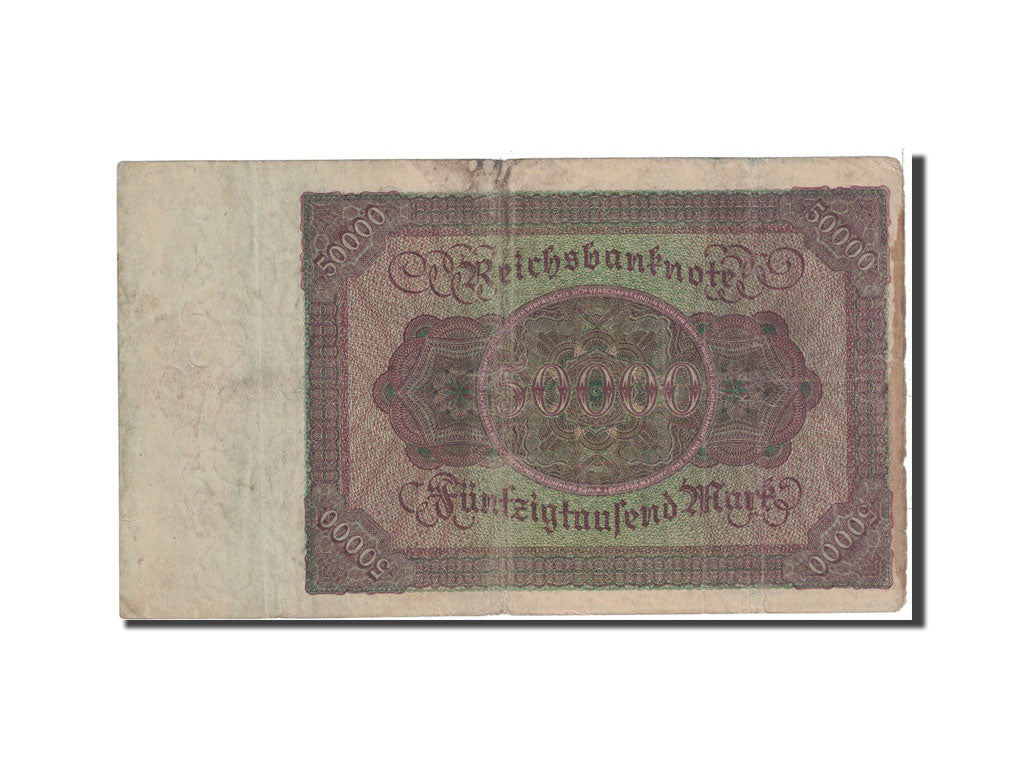 Banknote, Germany, 50,000 Mark, 1922, Undated, KM:80, VF(20-25)