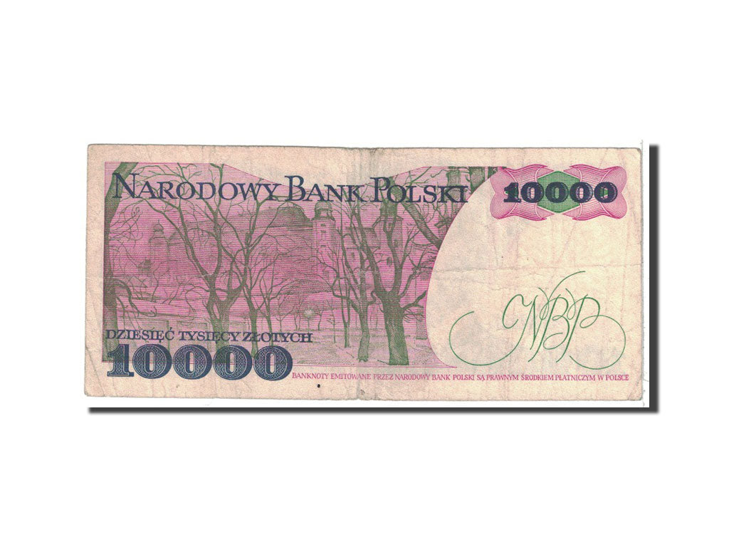 Banknote, Poland, 10,000 Zlotych, 1988, 1988-12-01, KM:151b, EF(40-45)