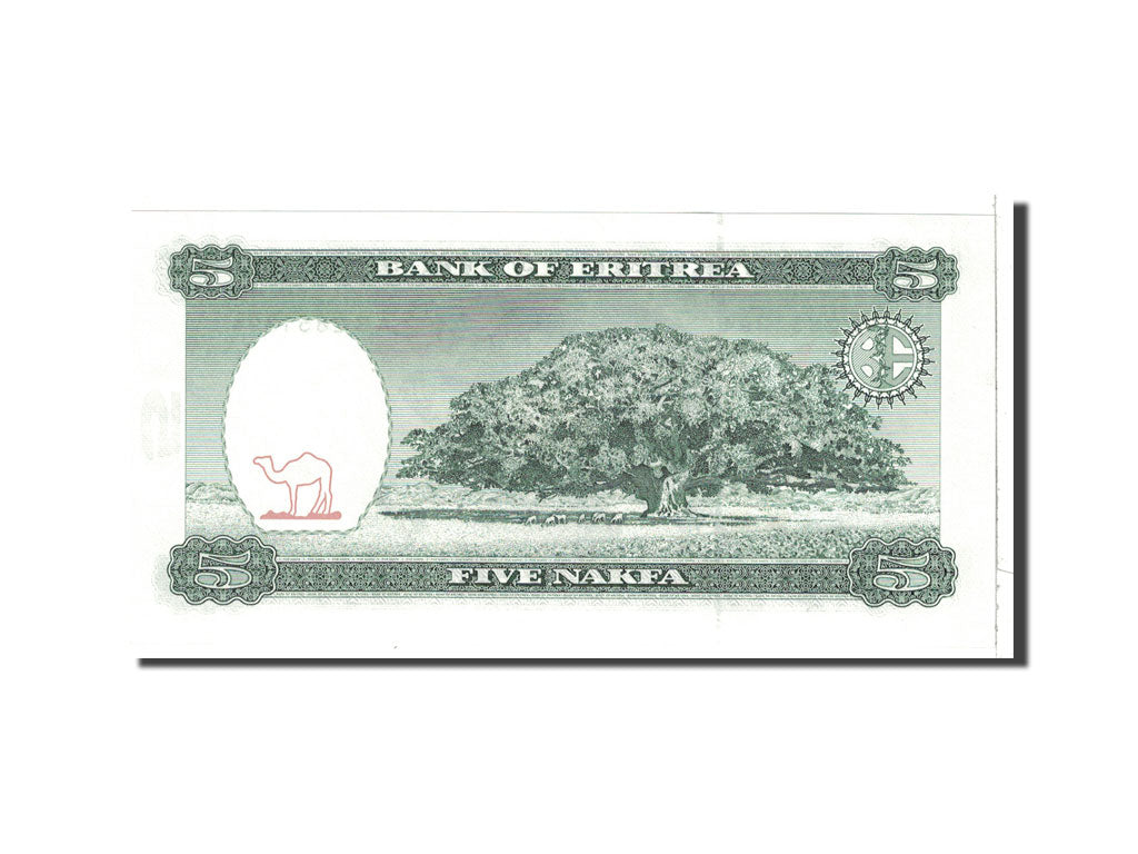 Banknote, Eritrea, 5 Nakfa, 1997, 1997-05-24, KM:2, UNC(65-70)