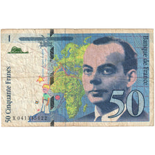 France, 50 Francs, St Exupéry, 1997, X041345622, TB, Fayette:73.4, KM:157Ad