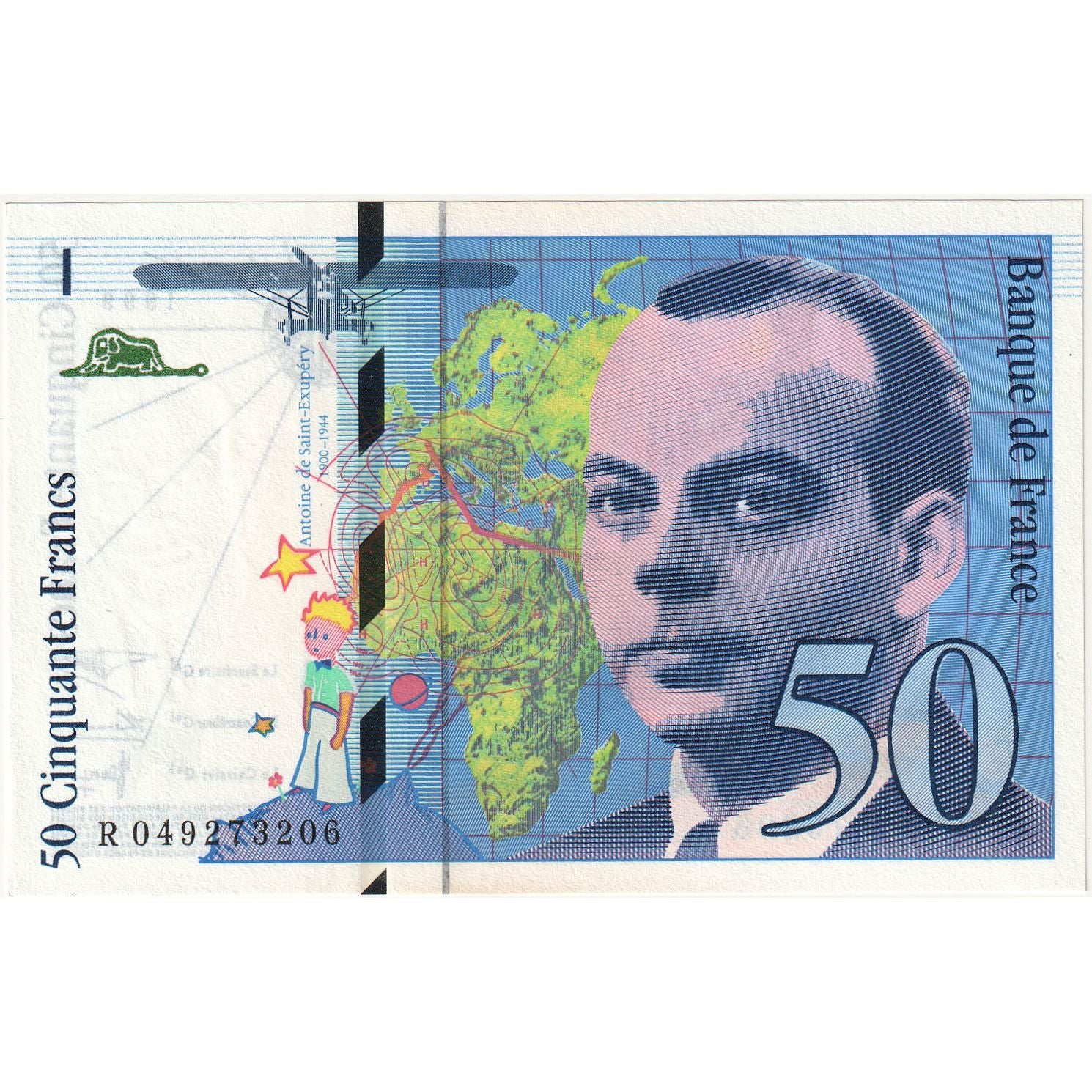 Frankreich, 50 Francs, St Exupéry, 1999, R049273206, UNZ, Fayette:73.5