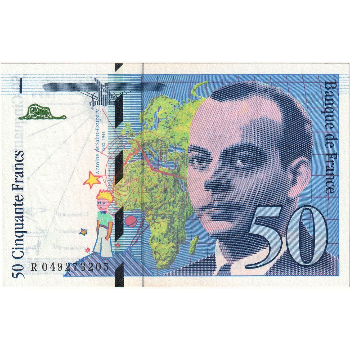 Francia, 50 Francs, St Exupéry, 1999, R049273205, SPL, Fayette:73.5, KM:157Ad