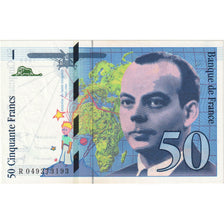 França, 50 Francs, St Exupéry, 1999, R049273201, UNC(63), Fayette:73.5