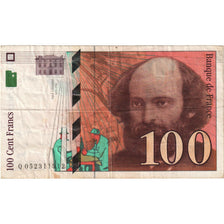 França, 100 Francs, Cézanne, 1998, Q052311912, EF(40-45), Fayette:74.2