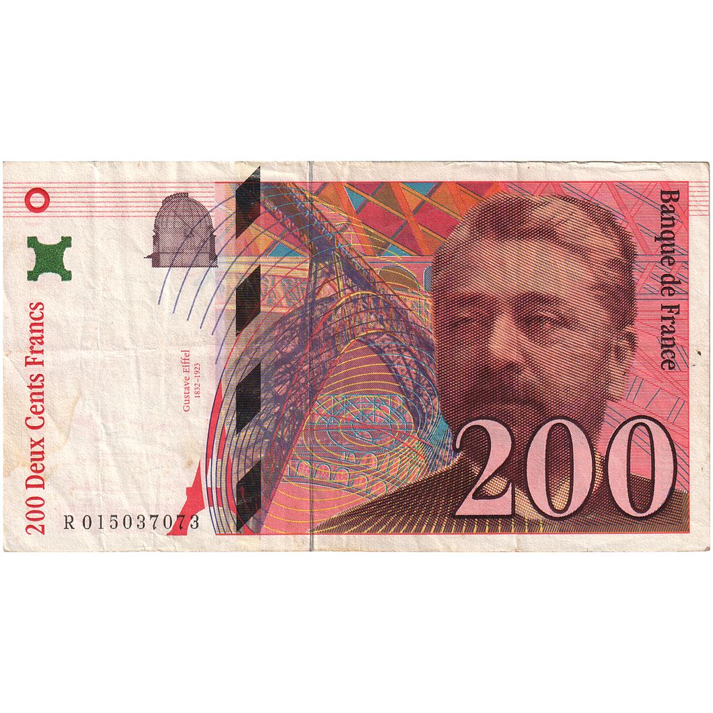 Frankrijk, 200 Francs, Eiffel, R015037073, TTB+