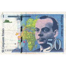 França, 50 Francs, St Exupéry, 1999, C050013904, AU(50-53), Fayette:73.5