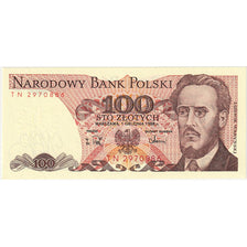 Banknote, Poland, 100 Zlotych, 1988, KM:143e, UNC(65-70)
