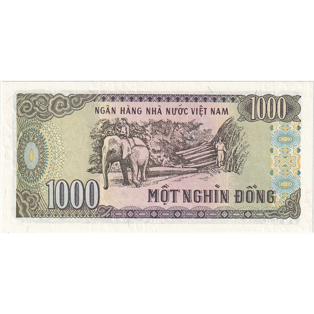 Billet, Viet Nam, 1000 D<ox>ng, KM:106a, NEUF