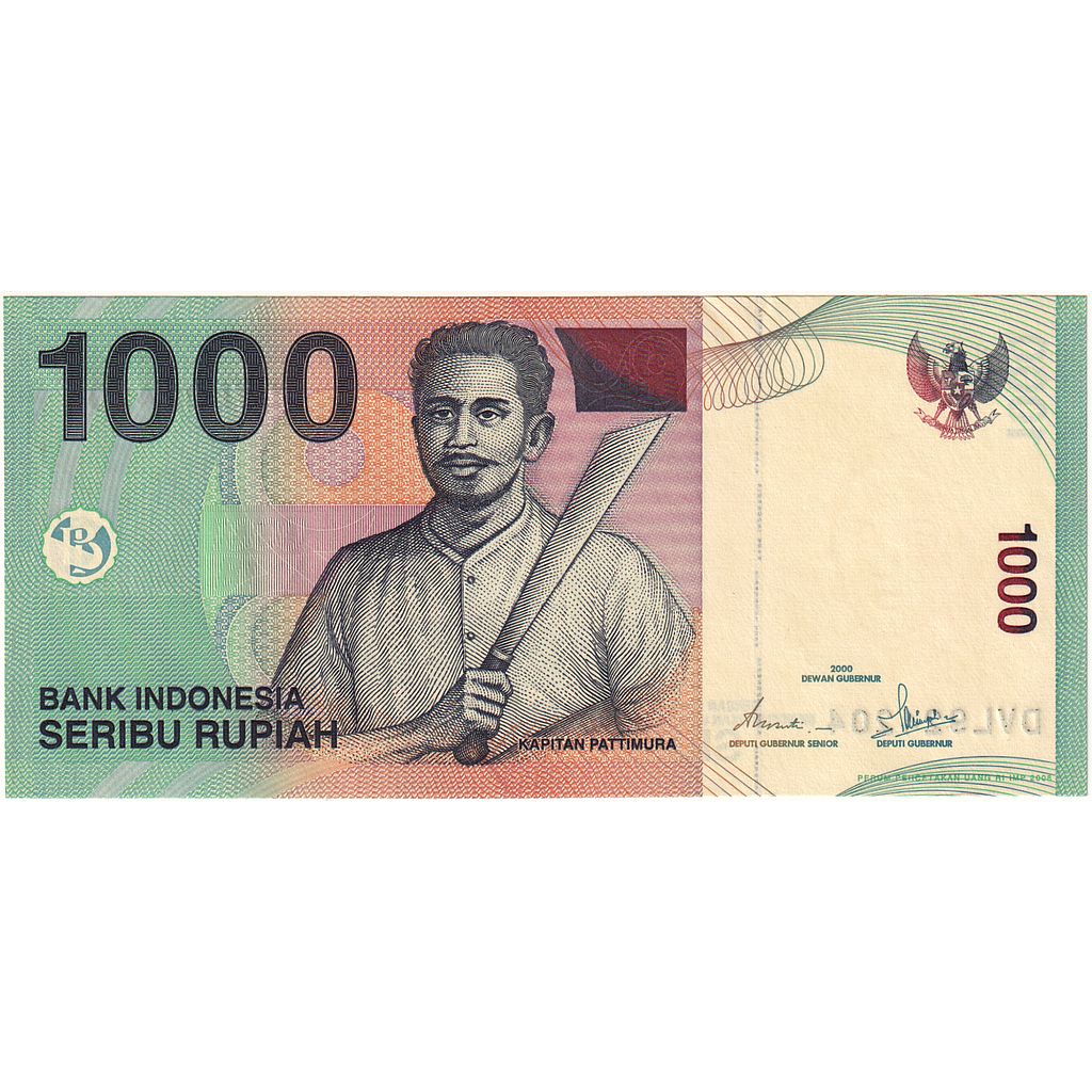 Banknote, Indonesia, 1000 Rupiah, KM:141f, UNC(65-70)