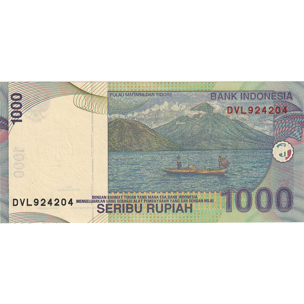 Banknote, Indonesia, 1000 Rupiah, KM:141f, UNC(65-70)
