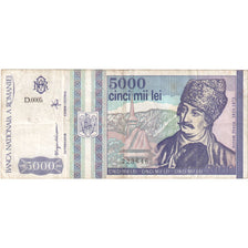 Banknote, Romania, 5000 Lei, 1993, Mai 1993, KM:104a, EF(40-45)