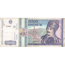 Banknote, Romania, 5000 Lei, 1992, KM:103a, VF(20-25)