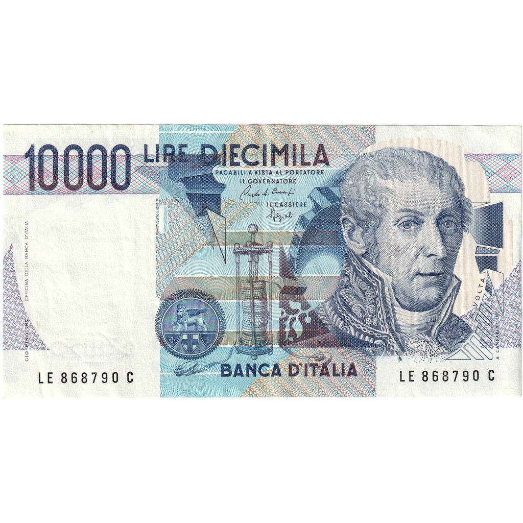 Italië, 10,000 Lire, 1984-09-03, TTB