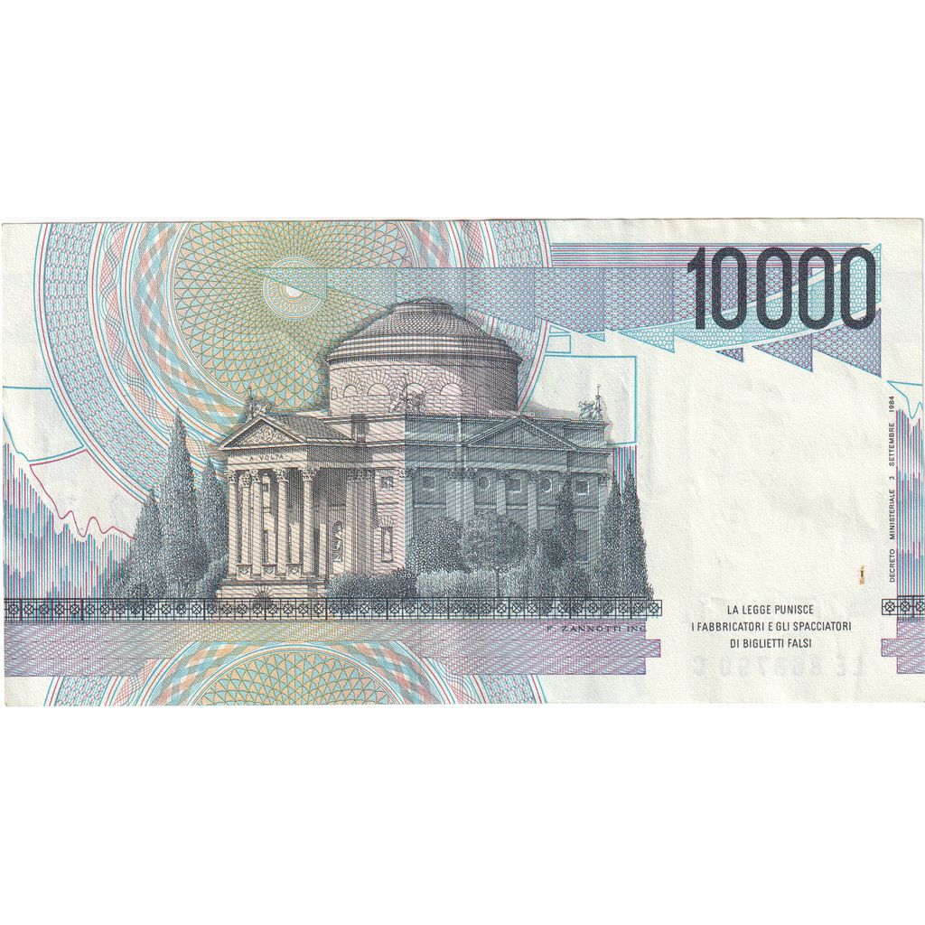 Italië, 10,000 Lire, 1984-09-03, TTB