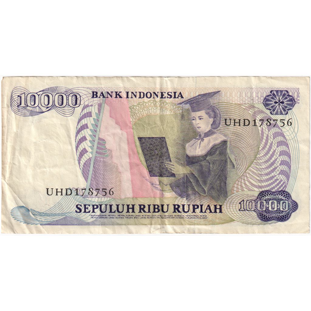 Indonesien, 10,000 Rupiah, SS