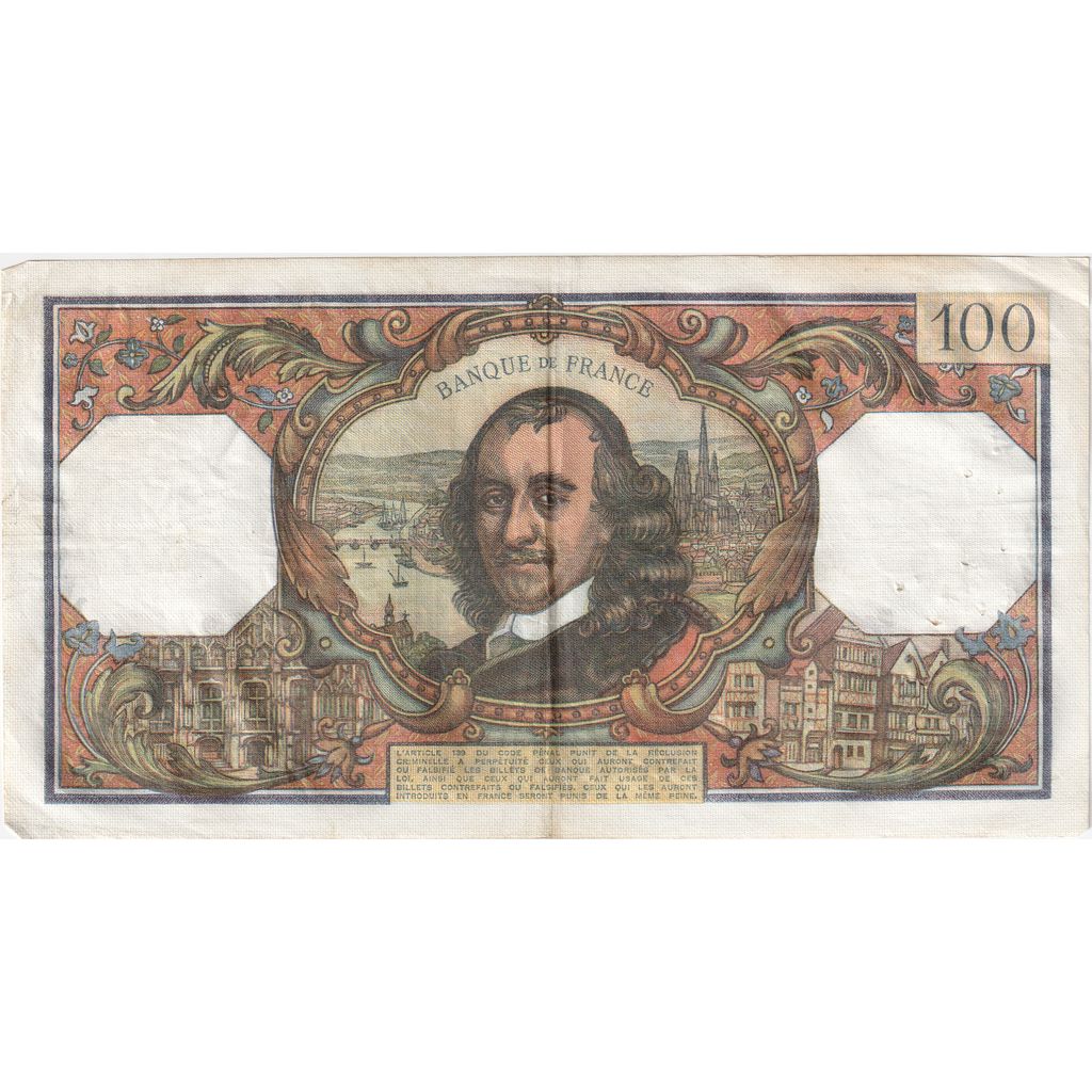 France, 100 Francs, Corneille, 1973-11-08, M;775, AU(55-58)