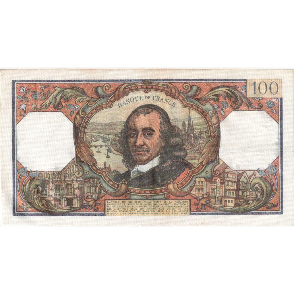 Francja, 100 Francs, Corneille, 1972-10-05, L.680, EF(40-45)