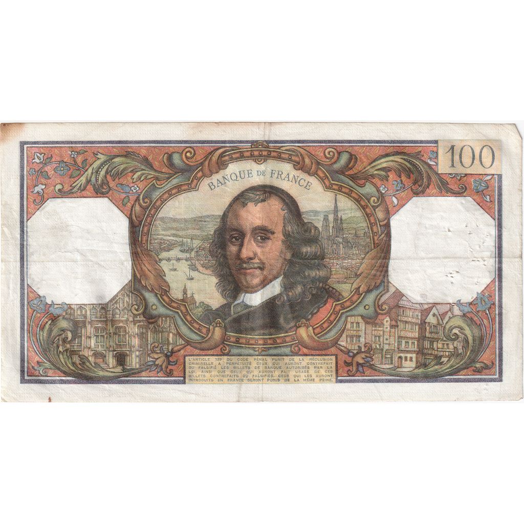 Francja, 100 Francs, Corneille, 1972-10-05, P.671, EF(40-45)