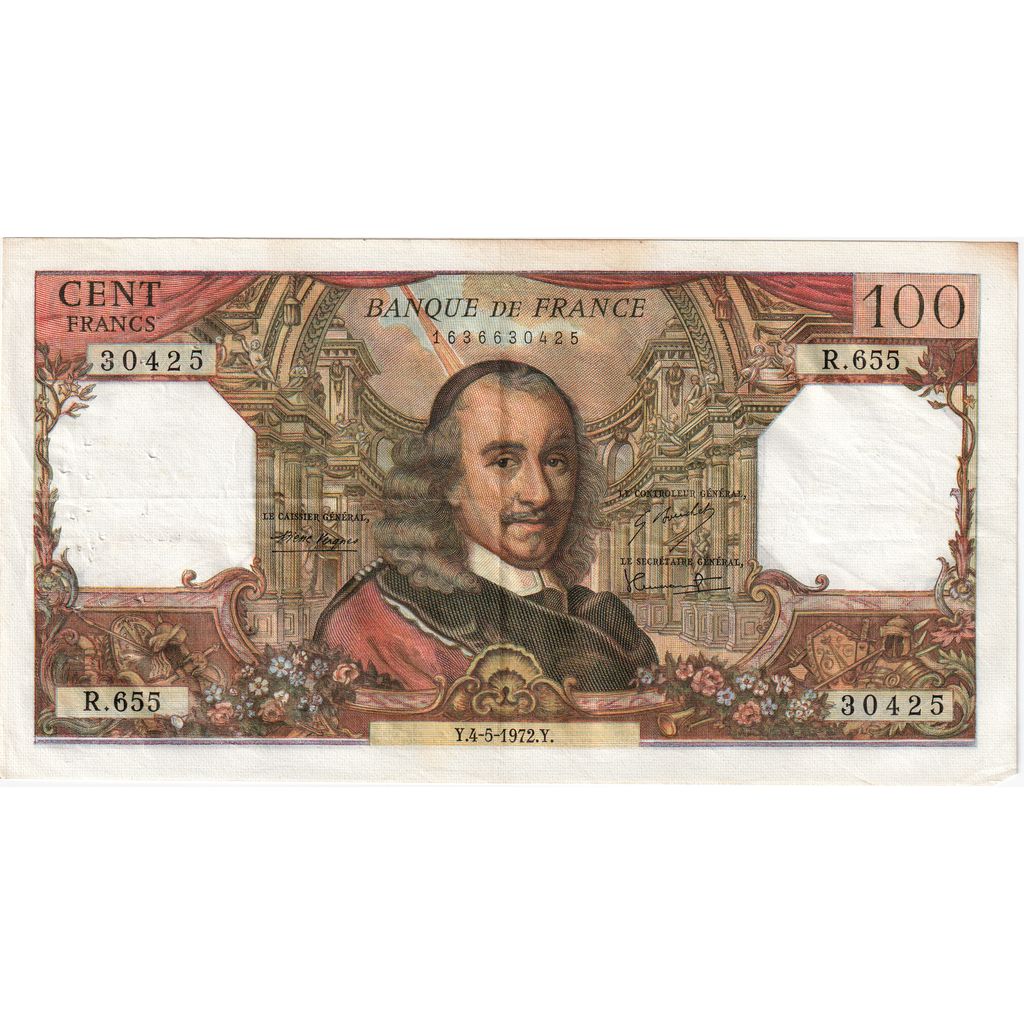 Frankreich, 100 Francs, Corneille, 1972-05-04, R.655, SS+