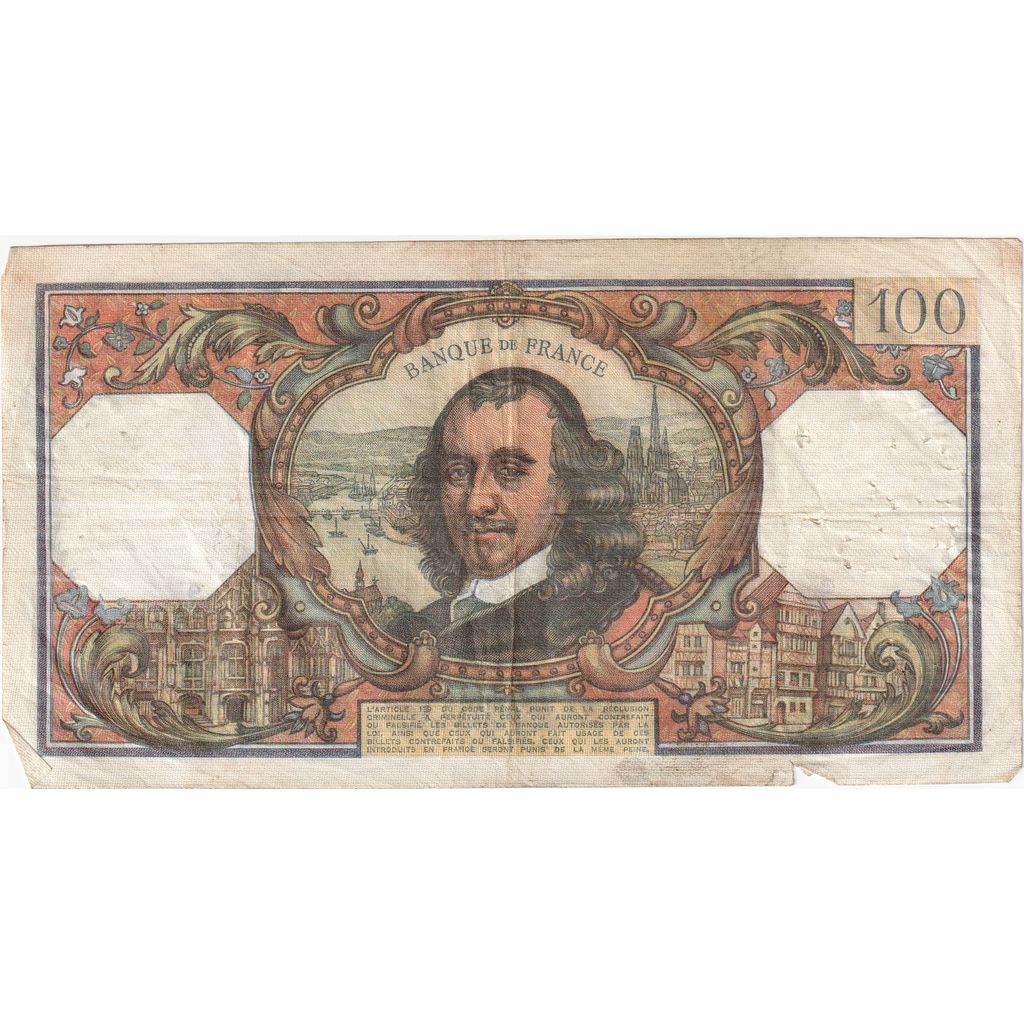 Francia, 100 Francs, Corneille, 1972-05-04, K.647, RC