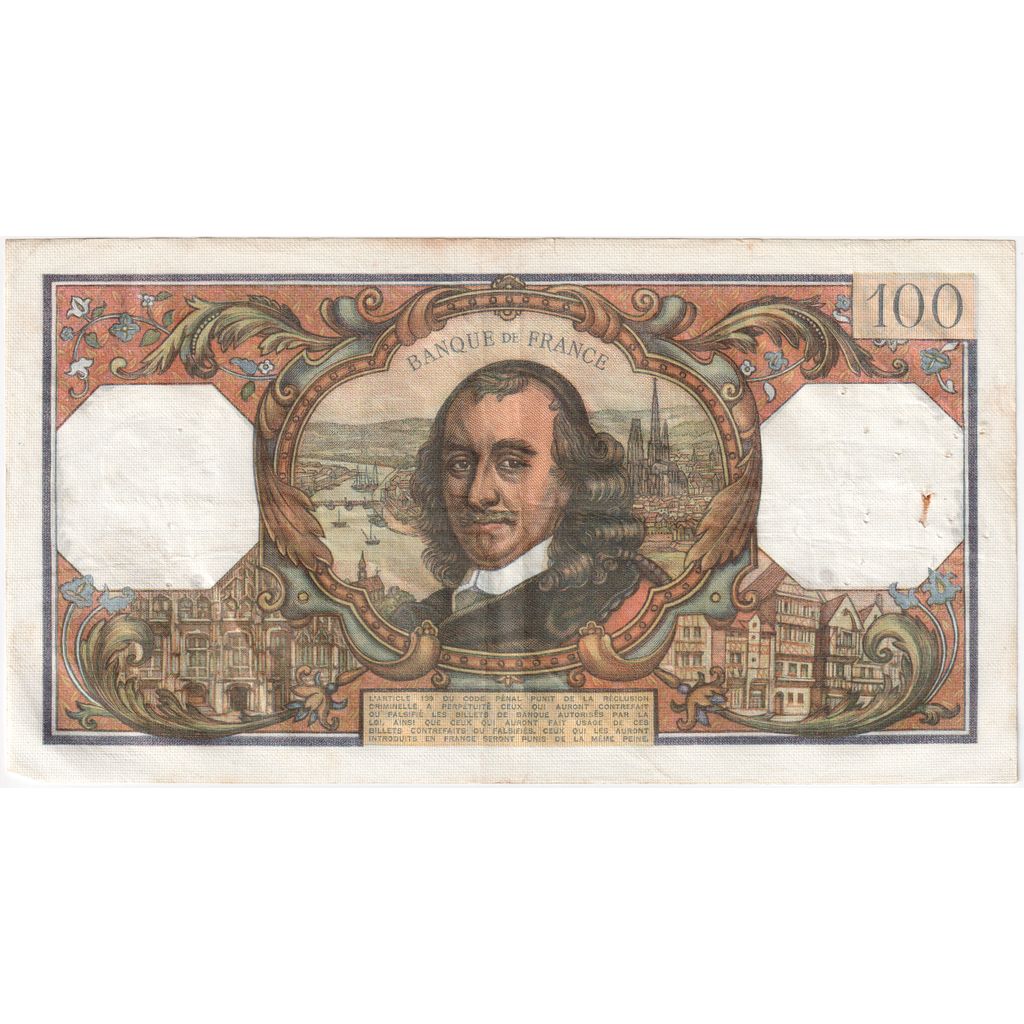 Francia, 100 Francs, Corneille, 1971-04-01, Z.538, BB+