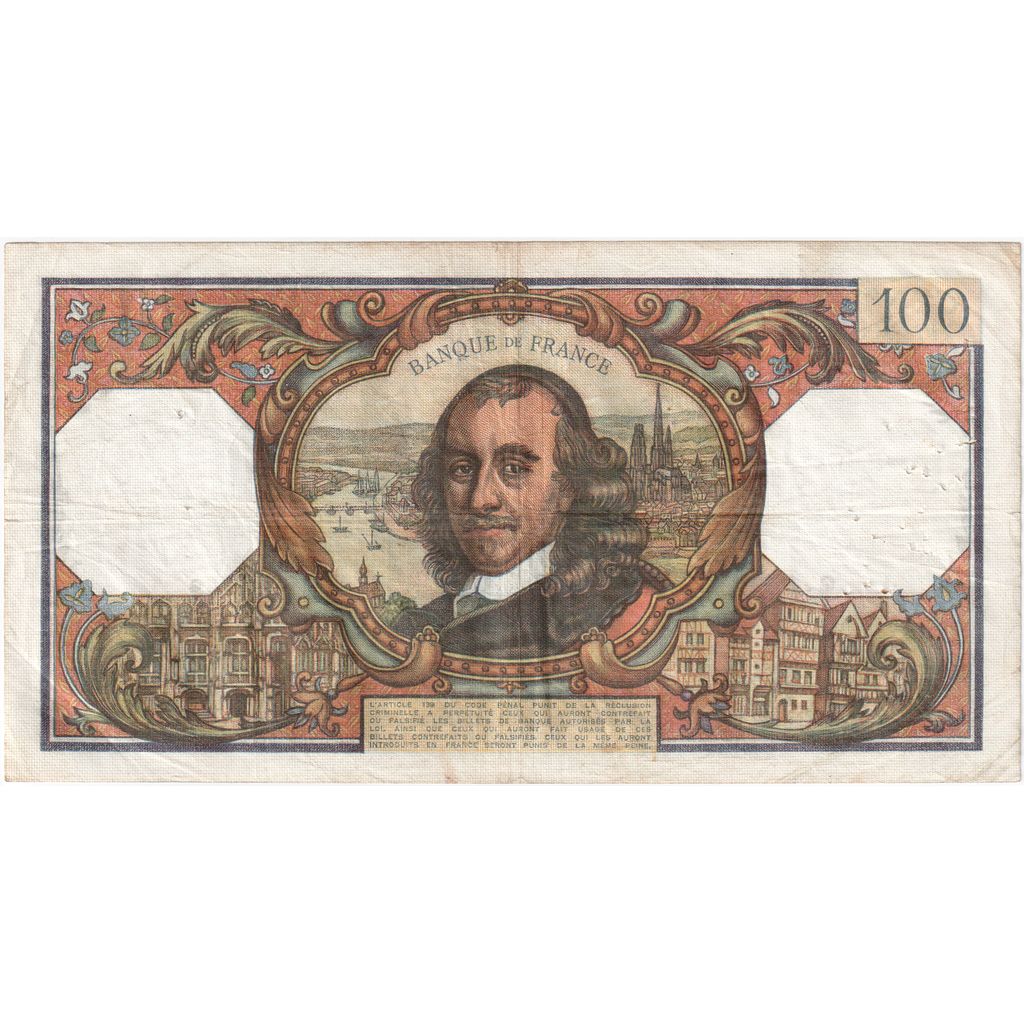 France, 100 Francs, Corneille, 1971-04-01, T.553, EF(40-45)