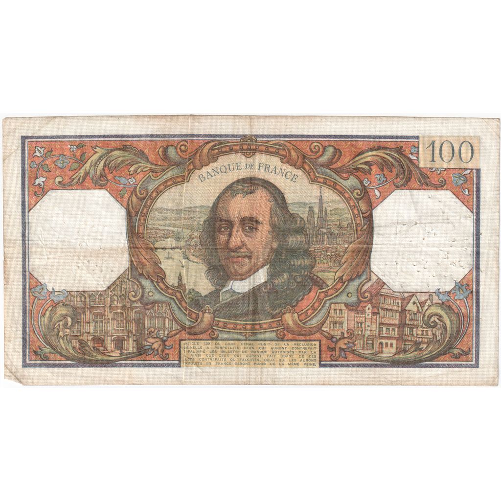 Francia, 100 Francs, Corneille, 1969-01-02, F.377, MB