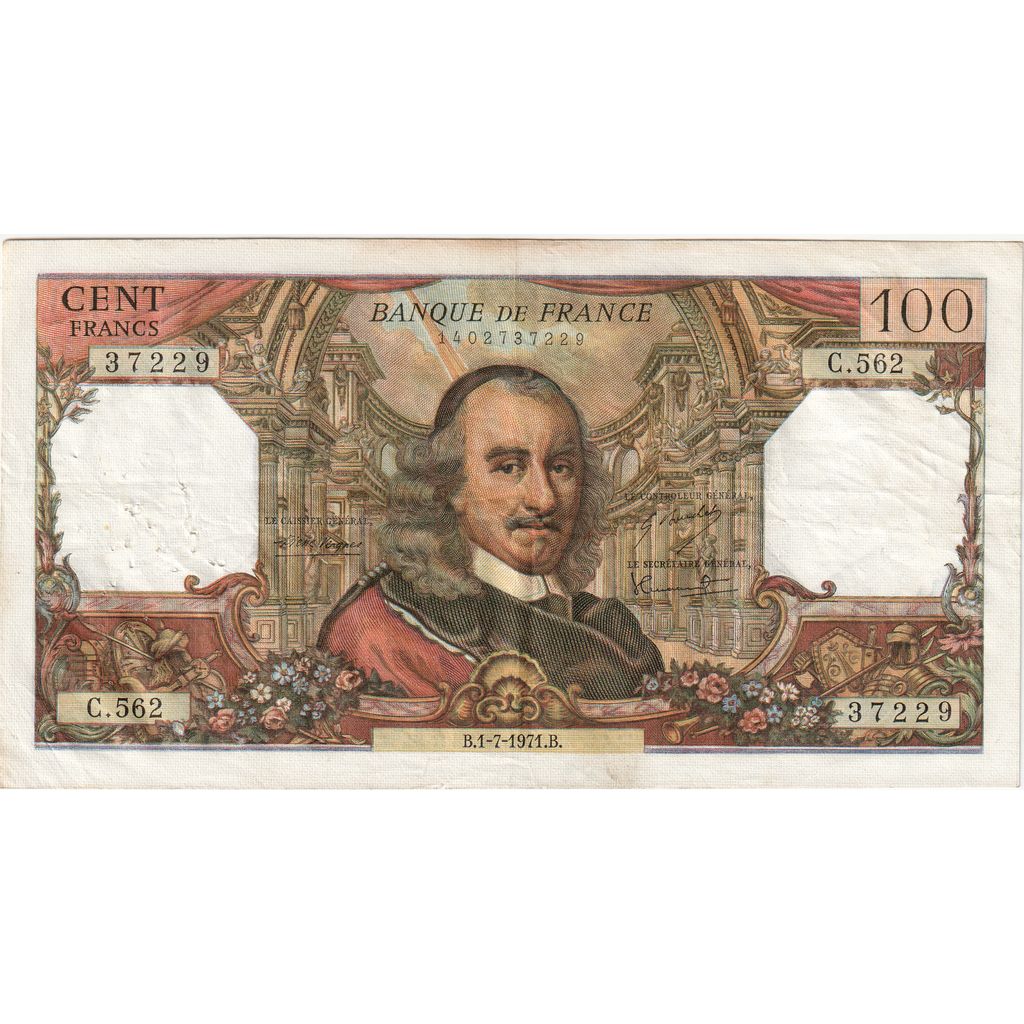 Frankreich, 100 Francs, Corneille, 1971-07-01, C.562, SS