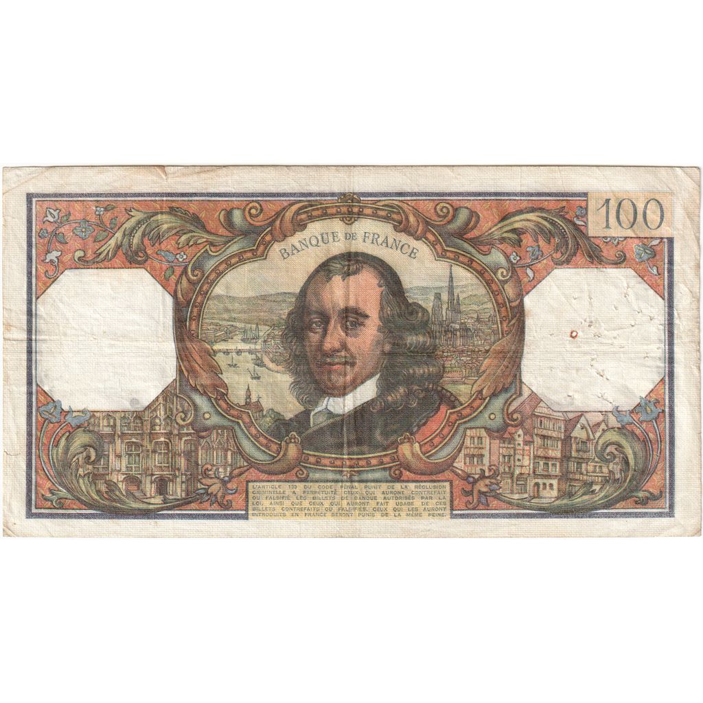 Francja, 100 Francs, Corneille, 1973-07-05, C.751, VF(30-35)