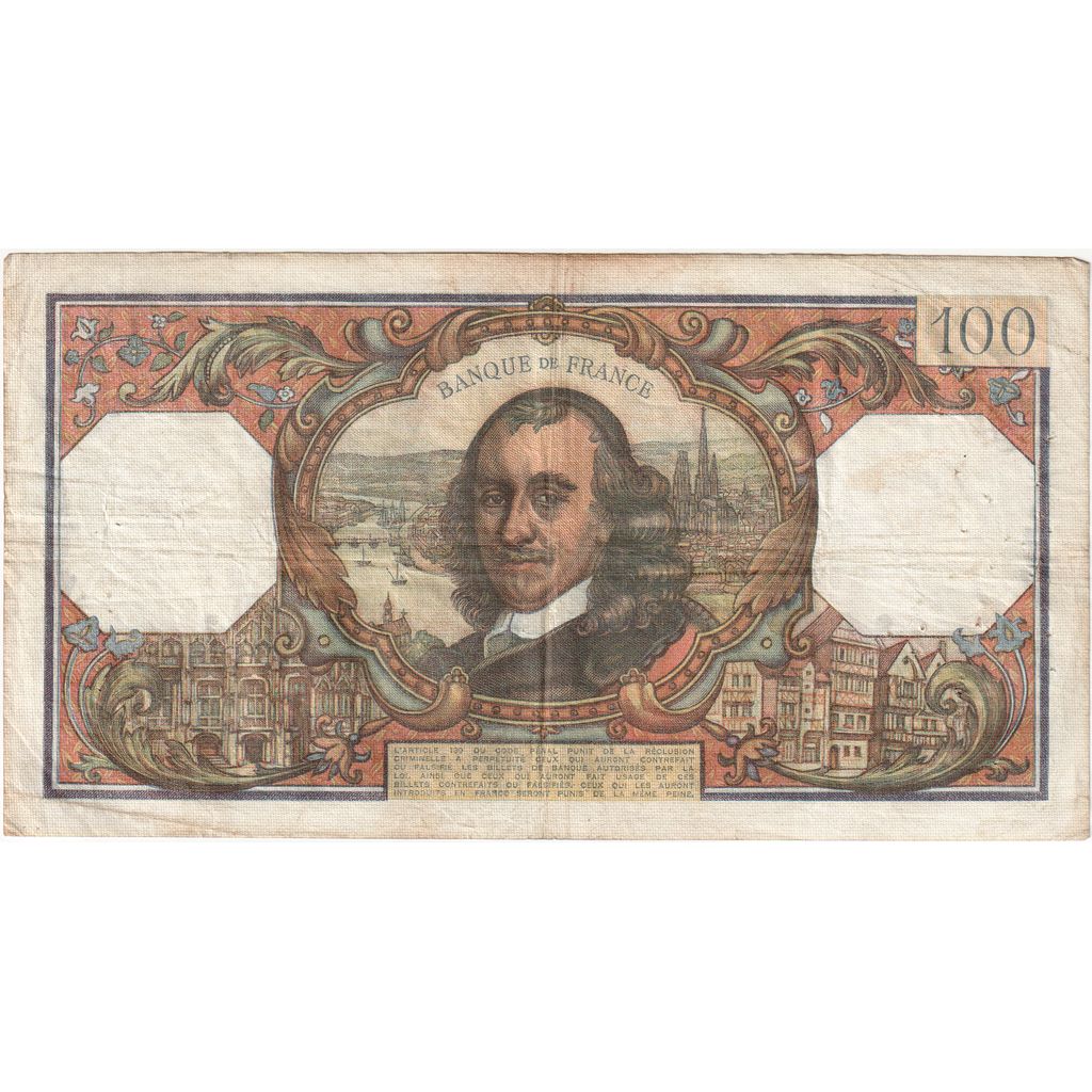 France, 100 Francs, Corneille, 1971-02-04, P.528, EF(40-45)