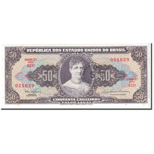 Geldschein, Brasilien, 5 Centavos on 50 Cruzeiros, 1966, Undated, KM:184a, UNZ