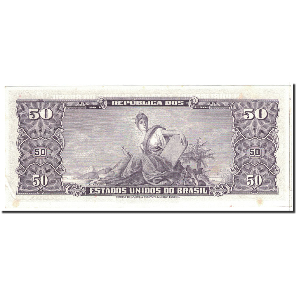 Geldschein, Brasilien, 5 Centavos on 50 Cruzeiros, 1966, Undated, KM:184a, UNZ