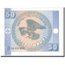 Billet, KYRGYZSTAN, 50 Tyiyn, 1993, Undated, KM:3, NEUF