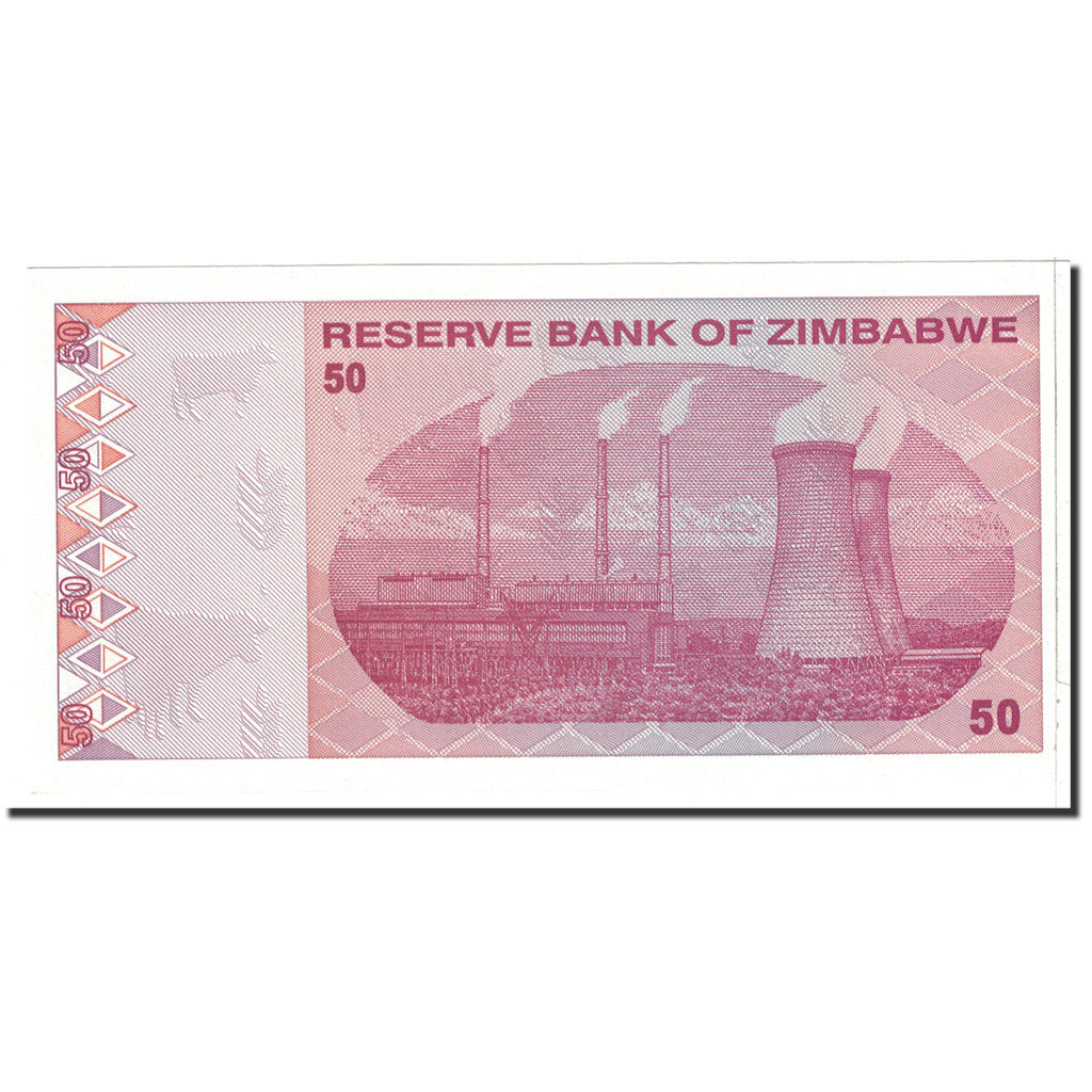 Banknote, Zimbabwe, 50 Dollars, 2009, 2009-02-02, KM:96, UNC(64)
