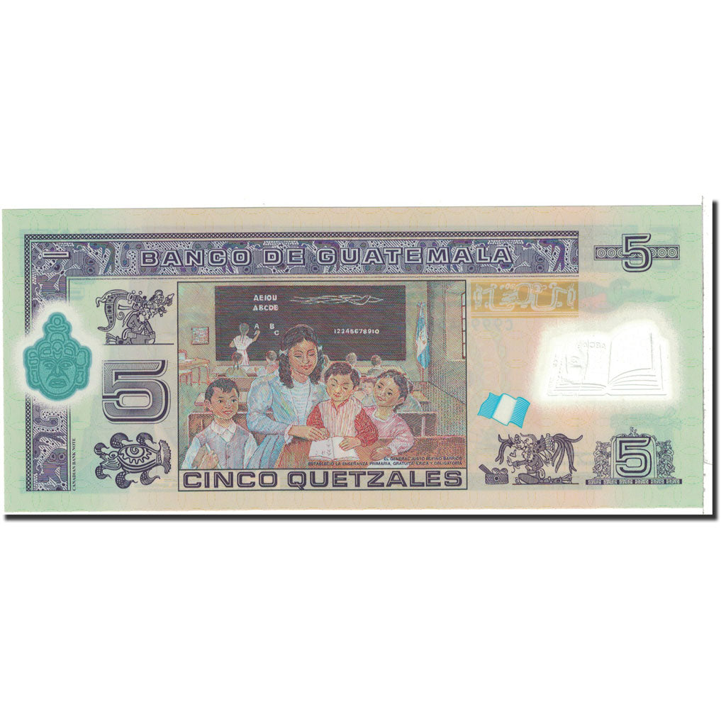 Billet, Guatemala, 5 Quetzales, 2011, 2011-05-11, KM:New, NEUF