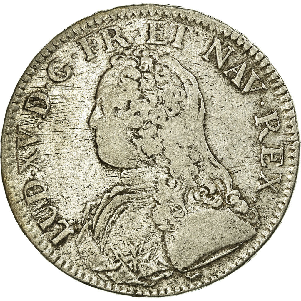 Monnaie, France, Louis XV, Écu aux branches d'olivier, Ecu, 1734, Paris, TTB