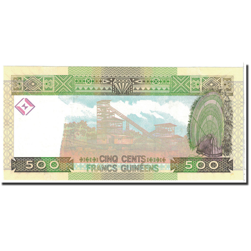 Banknote, Guinea, 500 Francs, 2012, Undated, KM:39b, UNC(65-70)