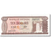 Geldschein, Guyana, 10 Dollars, 1966, Undated, KM:23f, UNZ-