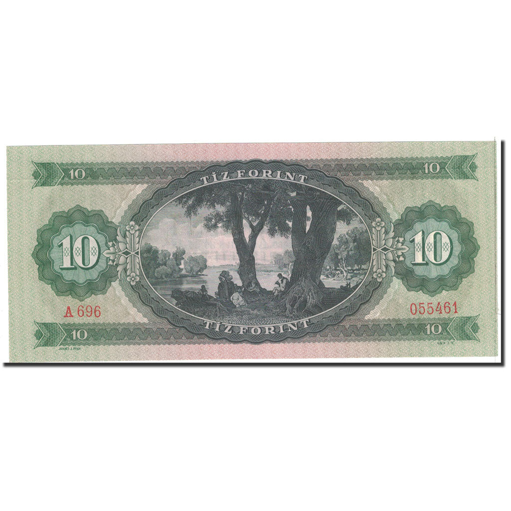 Banknote, Hungary, 10 Forint, 1969, 1969-06-30, KM:168d, UNC(65-70)