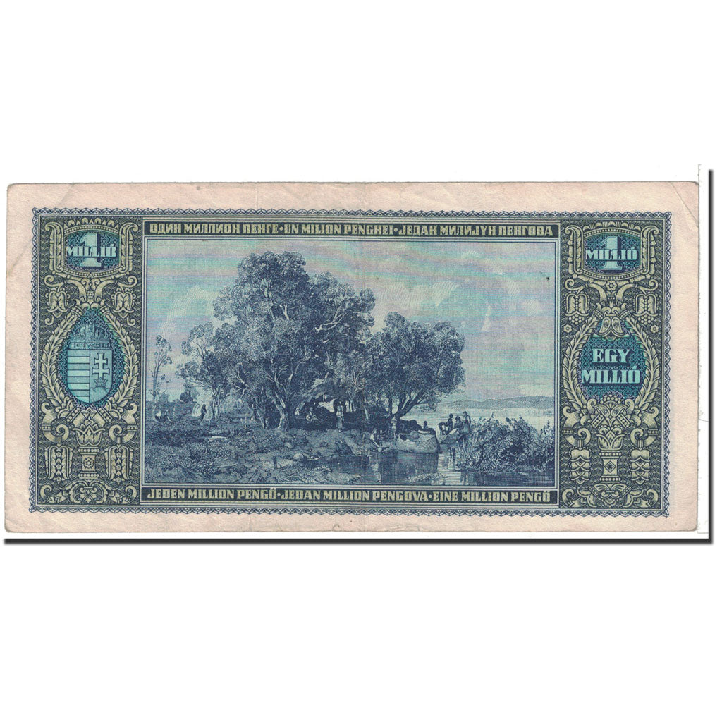 Billet, Hongrie, 1,000,000 Pengö, 1945, 1945-11-16, KM:122, TTB+
