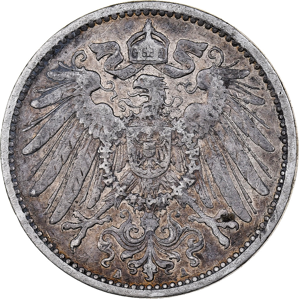 Empire allemand, Wilhelm II, Mark, 1899, Berlin, Argent, TB+, KM:14