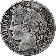 France, Franc, Cérès, 1881, Paris, Silver, VF(20-25), KM:822.1