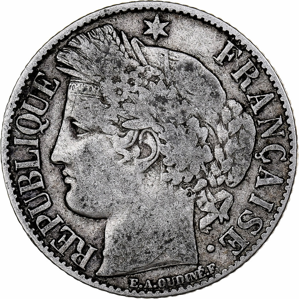 France, Franc, Cérès, 1895, Paris, Argent, TB, KM:822.1