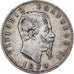 Italie, Vittorio Emanuele II, 5 Lire, 1870, Milan, Argent, TB+, KM:8.3