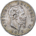 Italie, Vittorio Emanuele II, 5 Lire, 1873, Milan, Argent, TTB, KM:8.3