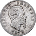 Italy, Vittorio Emanuele II, 5 Lire, 1873, Milan, Silver, VF(20-25), KM:8.3