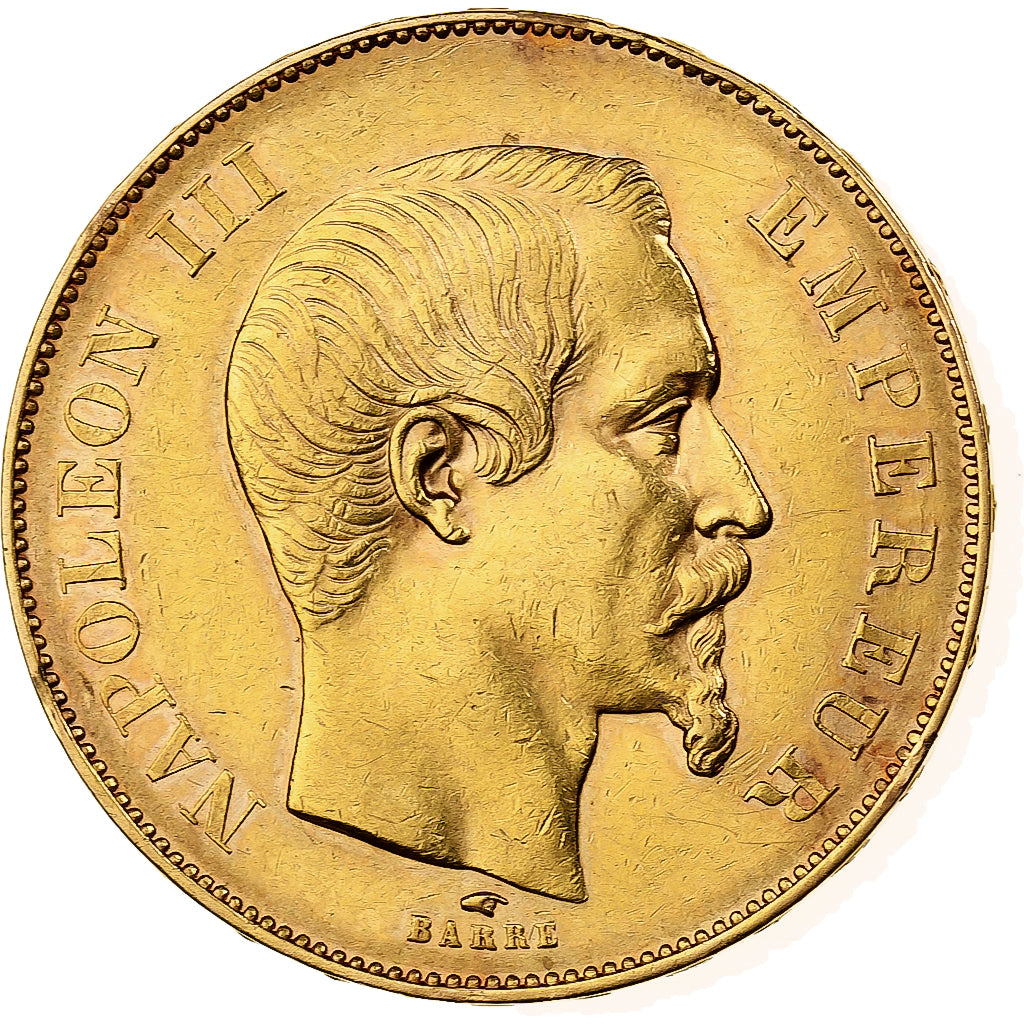 France, Napoléon III, 50 Francs, Napoléon III, 1856, Paris, Or, SUP, KM:785.1