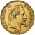 França, Napoleon III, 100 Francs, Napoléon III, 1868, Strasbourg, Dourado